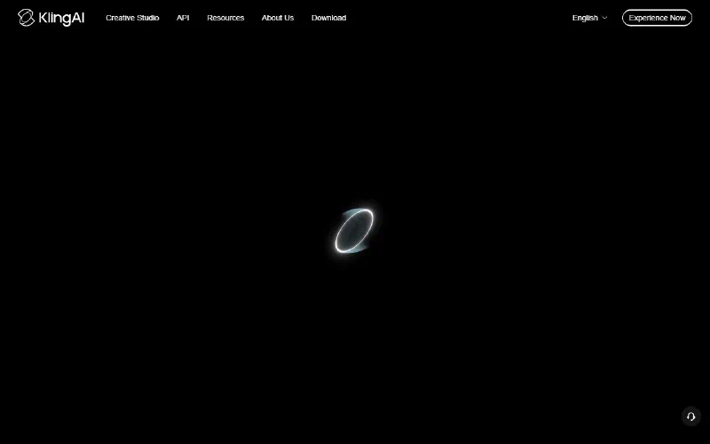 Web oficial de Kling (captura)