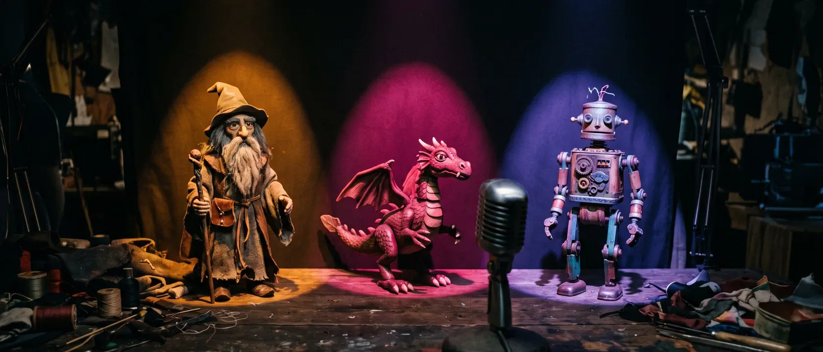 Imagen ilustrativa generada con IA: Voces de personajes y famosos con IA: cómo crearlas y qué es legal